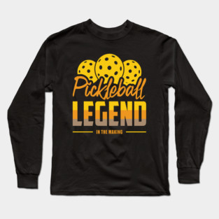 Colourful Pickleball Legend In The Making Long Sleeve T-Shirt