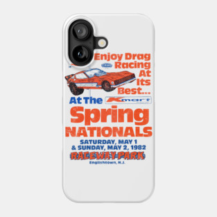 1982 Spring Nationals Drag Racing Phone Case