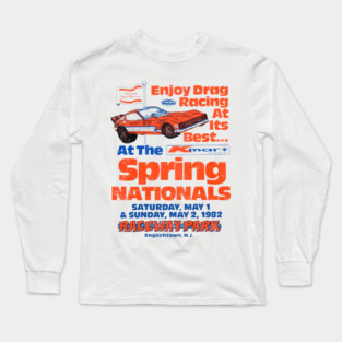 1982 Spring Nationals Drag Racing Long Sleeve T-Shirt