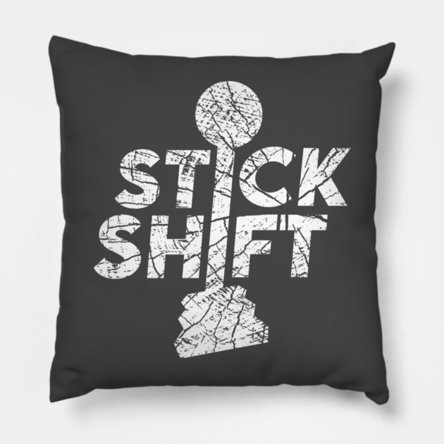 Stick Shift Pillow by enrynz