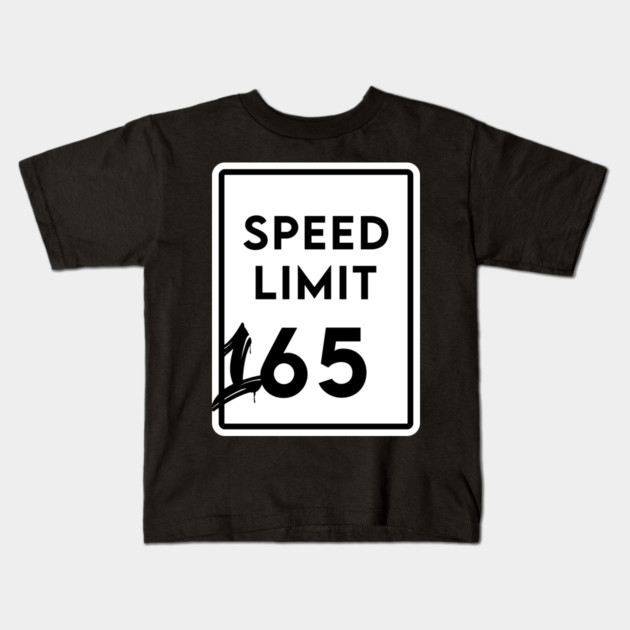 Speed Limit 165 Kids T-Shirt by enrynz