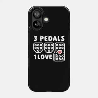 3 Pedals 1 Love Phone Case