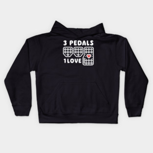 3 Pedals 1 Love Kids Hoodie