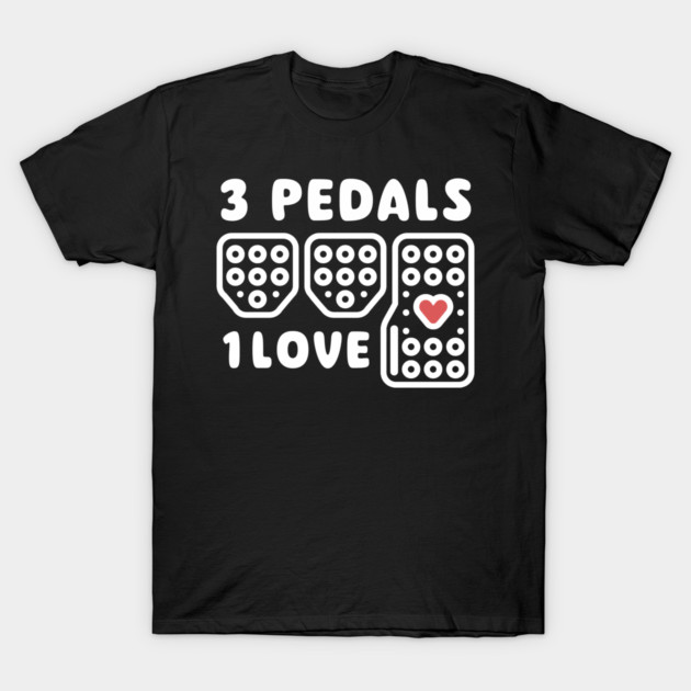 3 Pedals 1 Love T-Shirt by enrynz