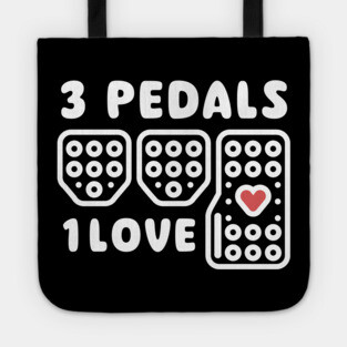 3 Pedals 1 Love Tote