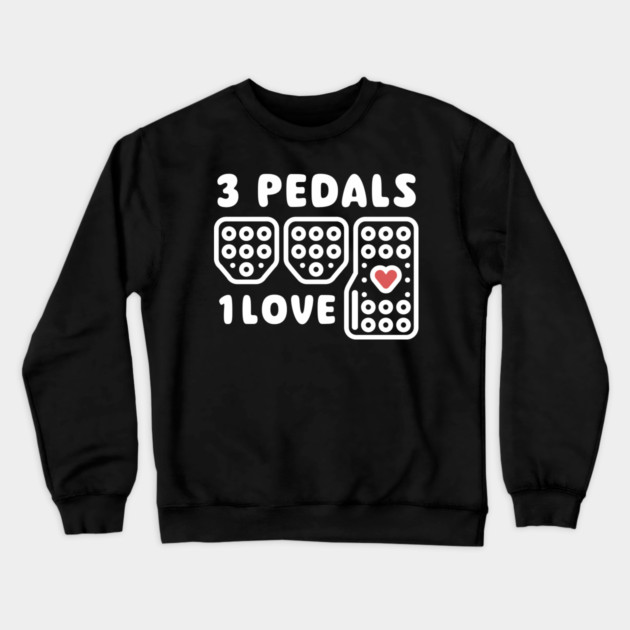 3 Pedals 1 Love Crewneck Sweatshirt by enrynz