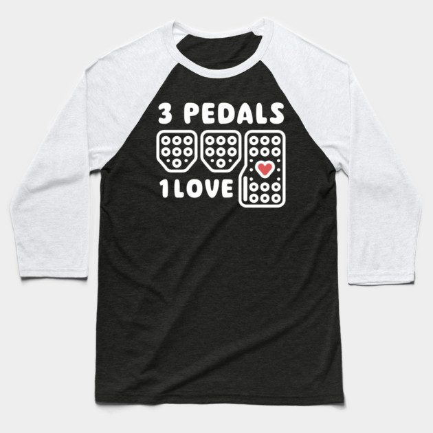 3 Pedals 1 Love Baseball T-Shirt by enrynz