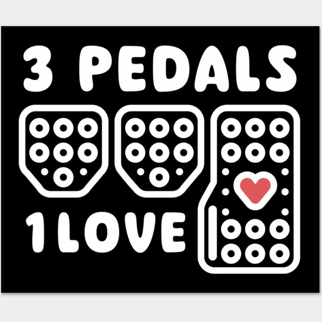 3 Pedals 1 Love Wall Art by enrynz