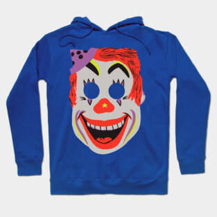 Vintage Halloween Clown Mask Hoodie