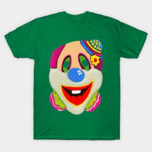 Vintage Halloween Clown Mask T-Shirt
