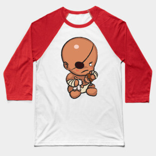 Street Fighter Babies: Sagat Baseball T-Shirt