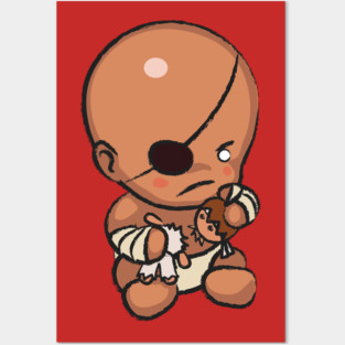 Street Fighter Babies: Sagat Posters and Art