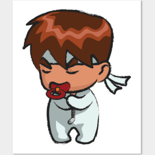 Street Fighter Babies: Ryu Posters and Art