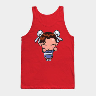 Street Fighter Babies: Chun Li Tank Top