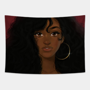 Black Beauty Tapestry