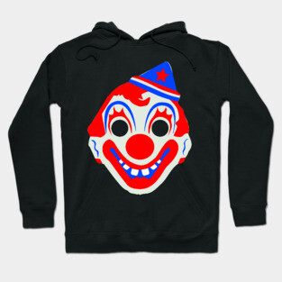 Vintage Halloween Clown Mask Hoodie