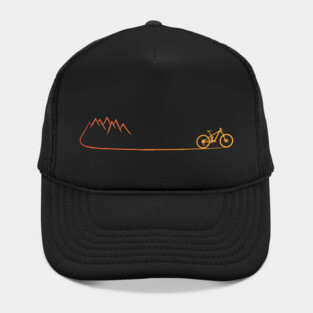 mountain bike mtb gift cycling cyclist mountain biker Hat