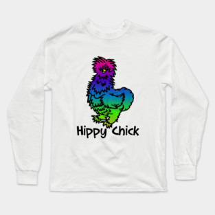 Tie dye Hippy Chick Long Sleeve T-Shirt