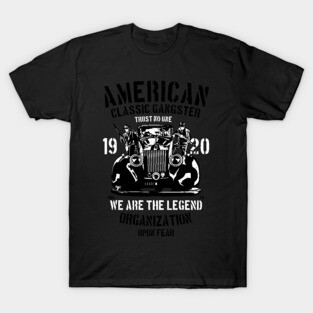 American Gangster Mob Shirt | Classic Gangster T-Shirt
