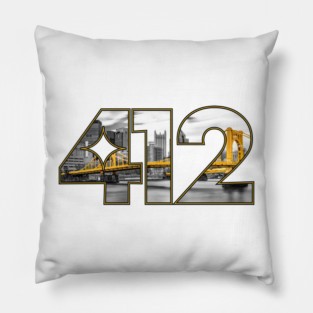 412 - Pittsburgh Skyline Pillow