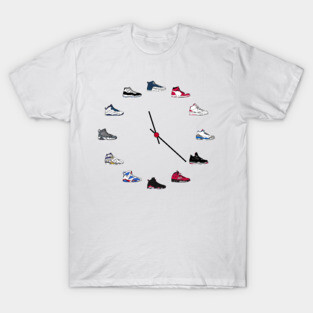 Jordan Sneaker Clock T-Shirt