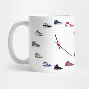 Jordan Sneaker Clock Mug
