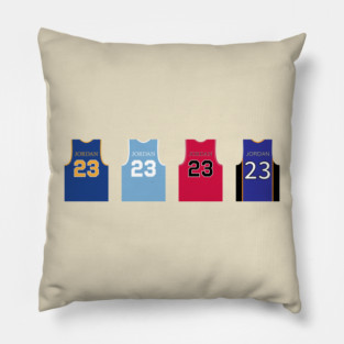 Michael Jordan Jersey History Pillow