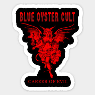 Red Evil Blue Oyster c Magnet