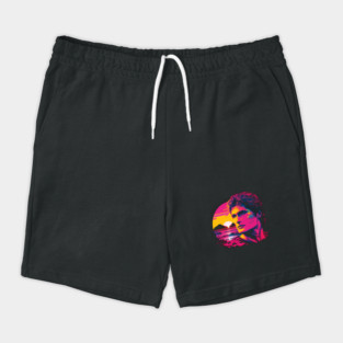 Synthwave David Hasselhoff Shorts