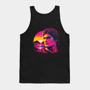 Synthwave David Hasselhoff Tank Top