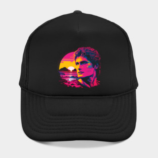 Synthwave David Hasselhoff Hat