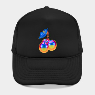 Aesthetic Chrome Cherries Hat