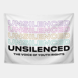Unsilenced White Label Tapestry