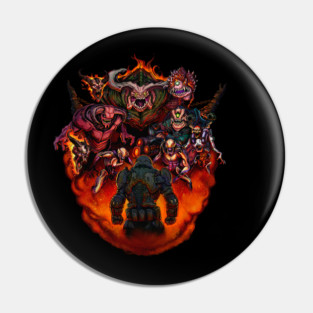 angry guy in mars hell Pin