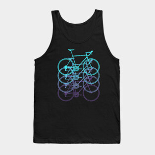 road bike race bike cycling bicycle biker cyclist gift Tank Top