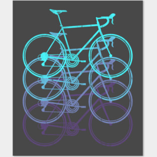 road bike race bike cycling bicycle biker cyclist gift Posters and Art