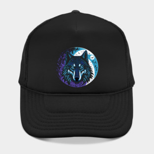 The Wolf in the Full Moon Accompanied by a Murder of Crows Hat