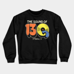 13Q Pittsburgh Retro Defunct Radio Station Crewneck Sweatshirt