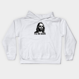 Christian, I'll Be Back, Jesus Saying, Motivational Kids Hoodie