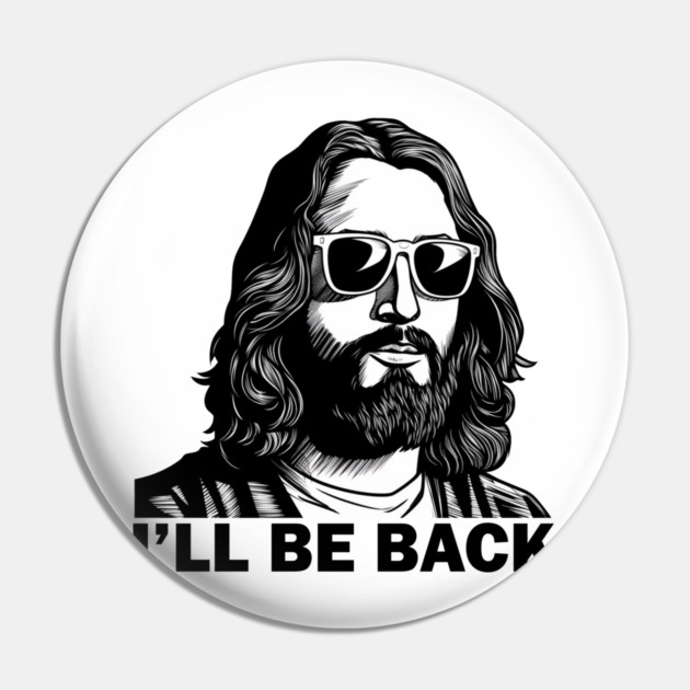 Christian, I'll Be Back, Jesus Saying, Motivational Pin by logiamerch