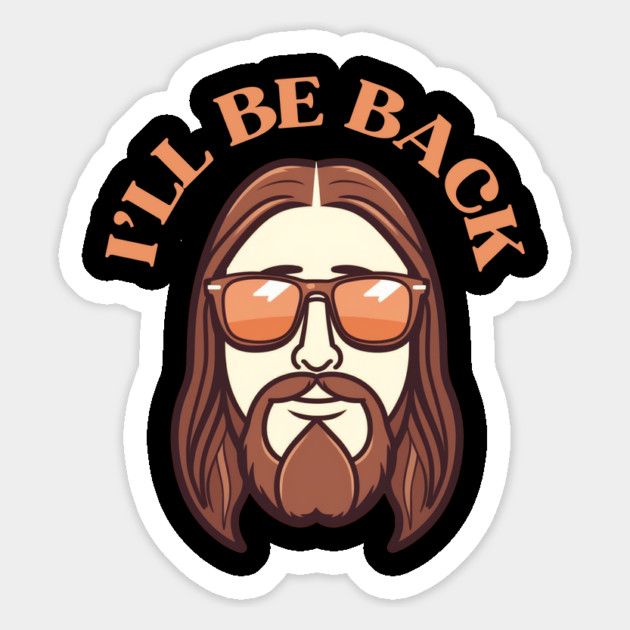 Christian, I'll Be Back, Jesus Saying, Motivational Magnet by logiamerch