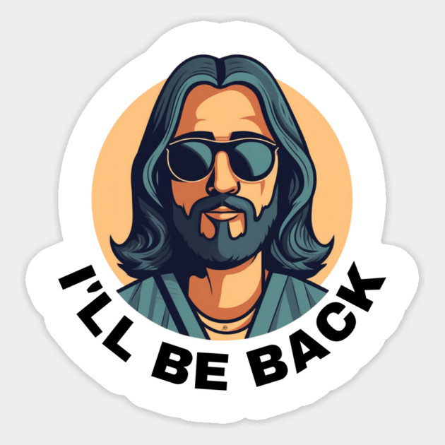 Christian, I'll Be Back, Jesus Saying, Motivational Magnet by logiamerch