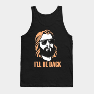 Christian, I'll Be Back, Jesus Saying, Motivational Tank Top