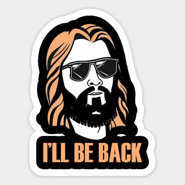 Christian, I'll Be Back, Jesus Saying, Motivational Magnet by logiamerch