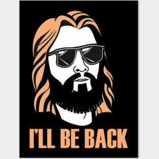 Christian, I'll Be Back, Jesus Saying, Motivational Posters and Art