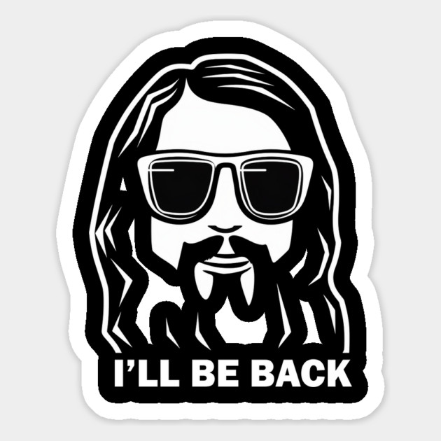 Christian, I'll Be Back, Jesus Saying, Motivational Magnet by logiamerch