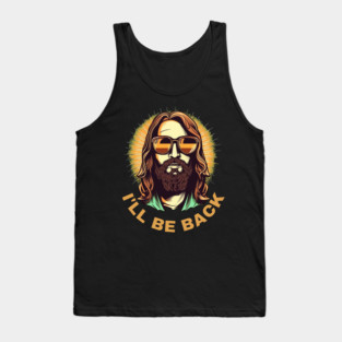 Christian, I'll Be Back, Jesus Saying, Motivational Tank Top