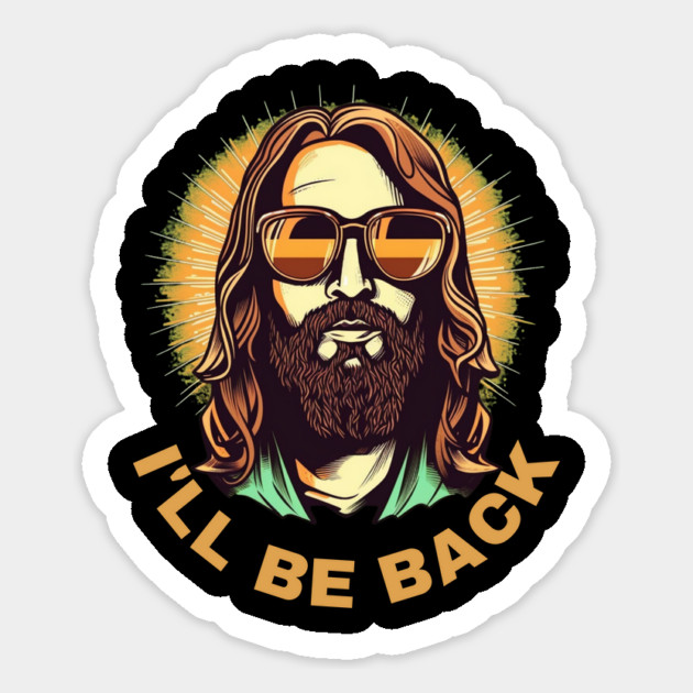Christian, I'll Be Back, Jesus Saying, Motivational Magnet by logiamerch