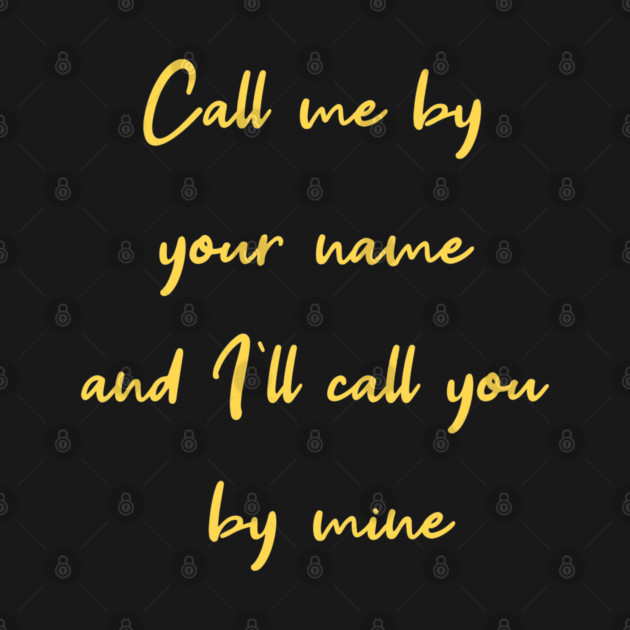 Call Me by Your Name Hoodie