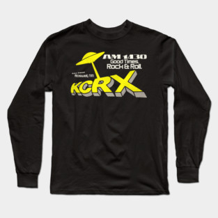 KCRX 1430 Roswell NM Retro Defunct Radio Station Long Sleeve T-Shirt